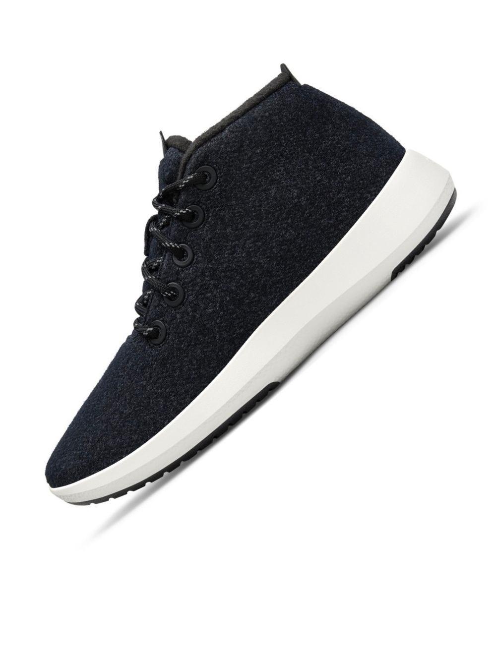 Allbirds Wool Runner-Up Mizzle Natural Black US 10 Merino Wool High Top Sneakers